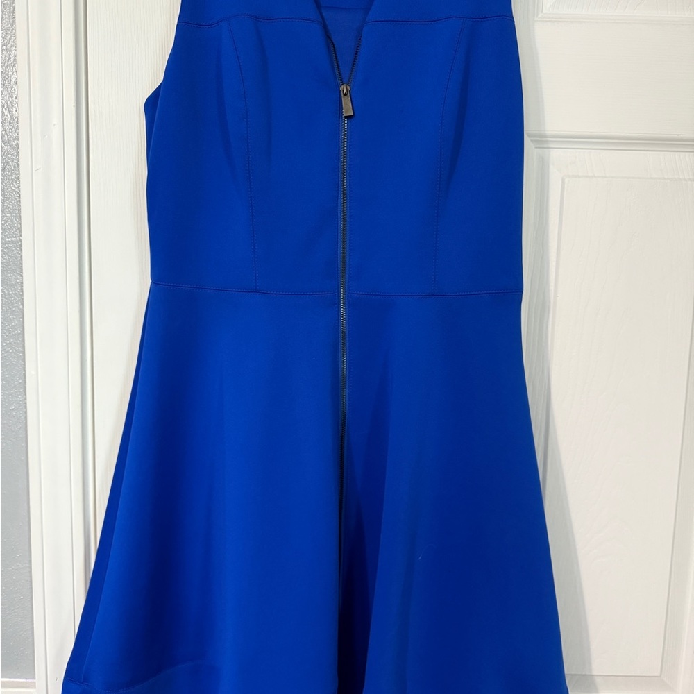 Vibrant Blue Sleeveless Dress